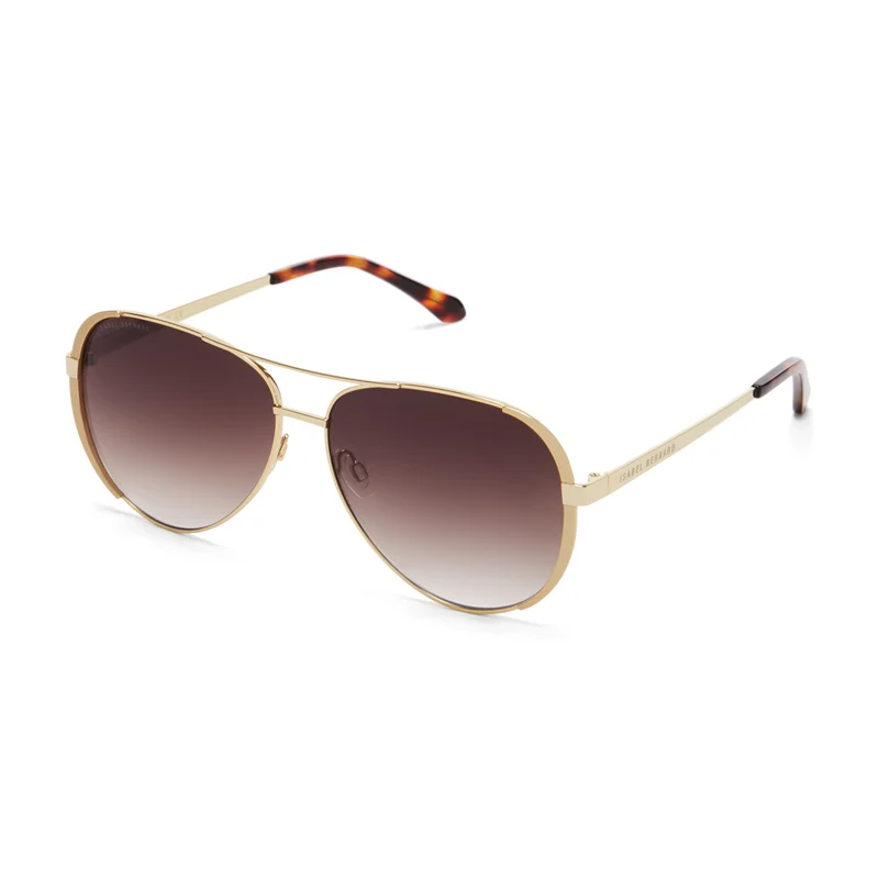 Isabel Bernard La Villette Femmes Lunettes de Soleil Couleur or IB400004-15-14