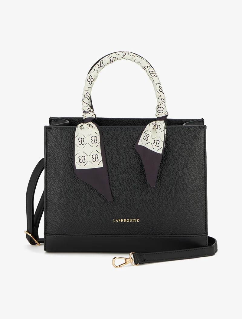 Sac à main Mirta grainé bandoulière - Noir