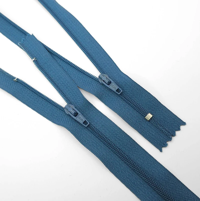 KKF | Fermeture éclair à extrémité fermée | Spirale en nylon | N° 3 | Bleu | SS396 - SS398