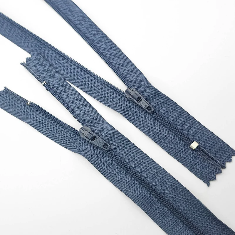 KKF | Fermeture éclair à extrémité fermée | Spirale en nylon | N° 3 | Bleu violet | SS393 - SS395