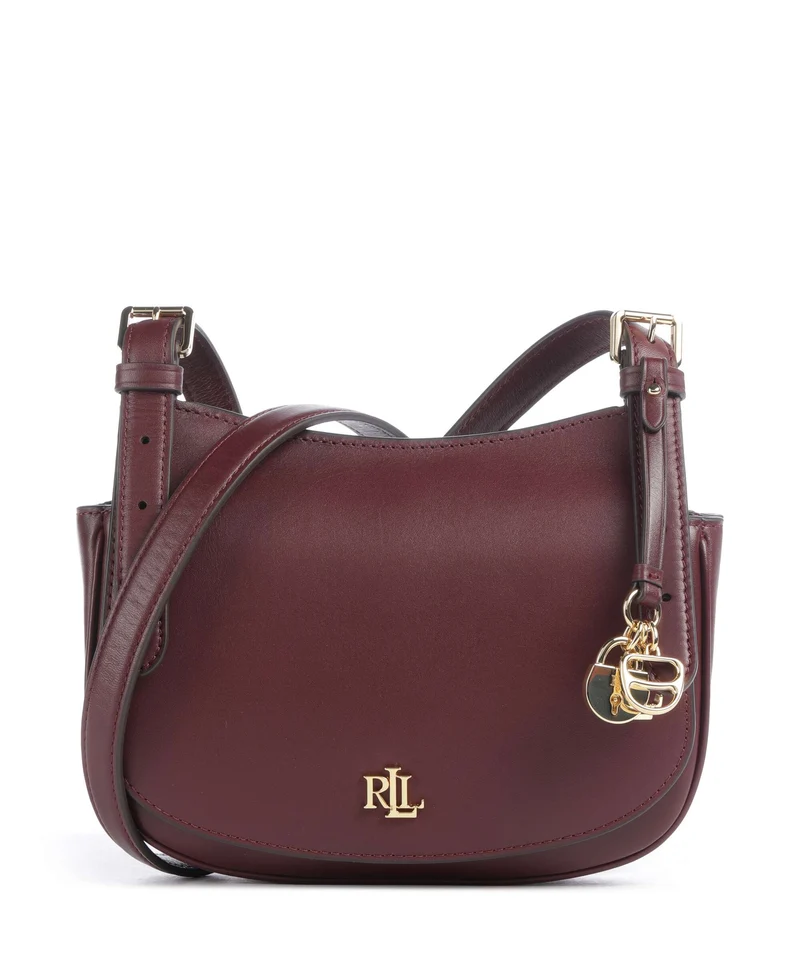 Lauren Ralph Lauren Marcy Medium Sac bandoulière dark garnet