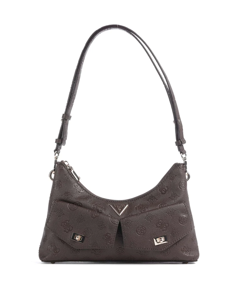 Guess Blake Sac porté épaule brown logo