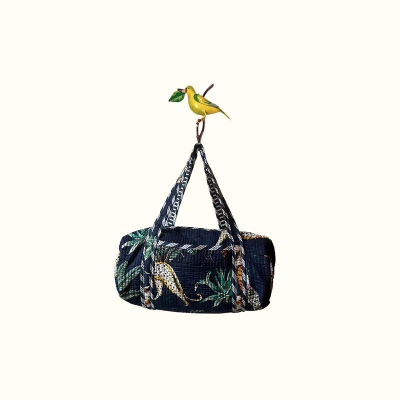 Petit sac enfant bleu marine – "Midnight Safari"