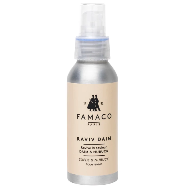 Raviveur de couleur pour daim et croûte de cuir 100 ml FAMACO