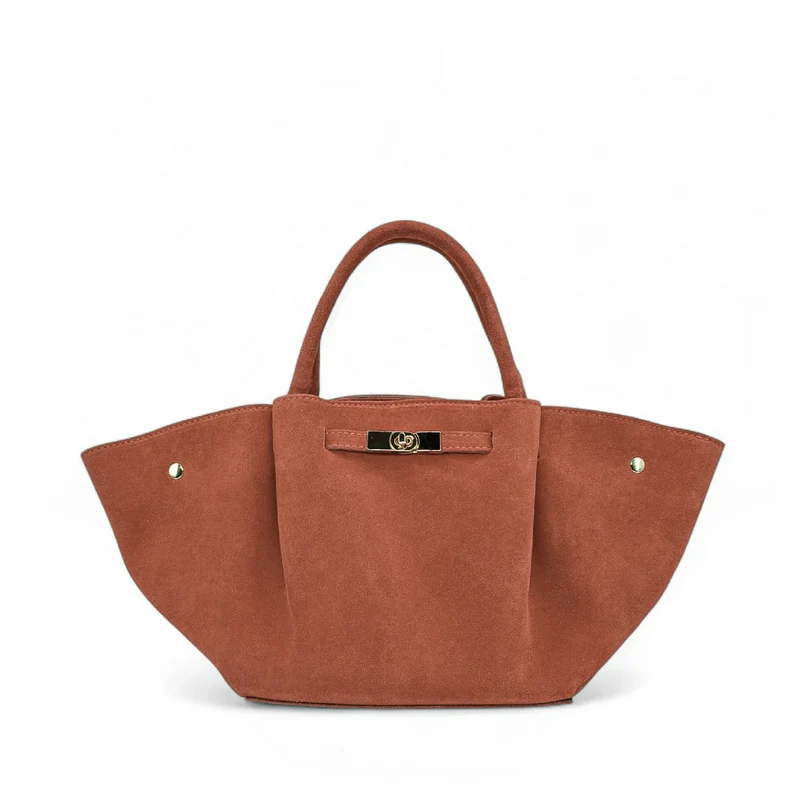 Sac cabas en daim CAPRI SUEDE Terracotta