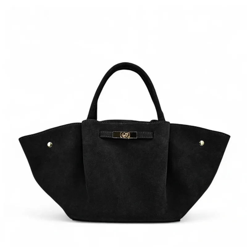 Sac cabas en daim CAPRI SUEDE Noir