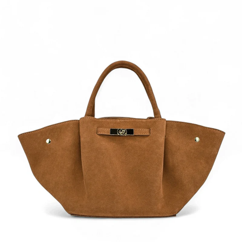 Sac cabas en daim CAPRI SUEDE Camel