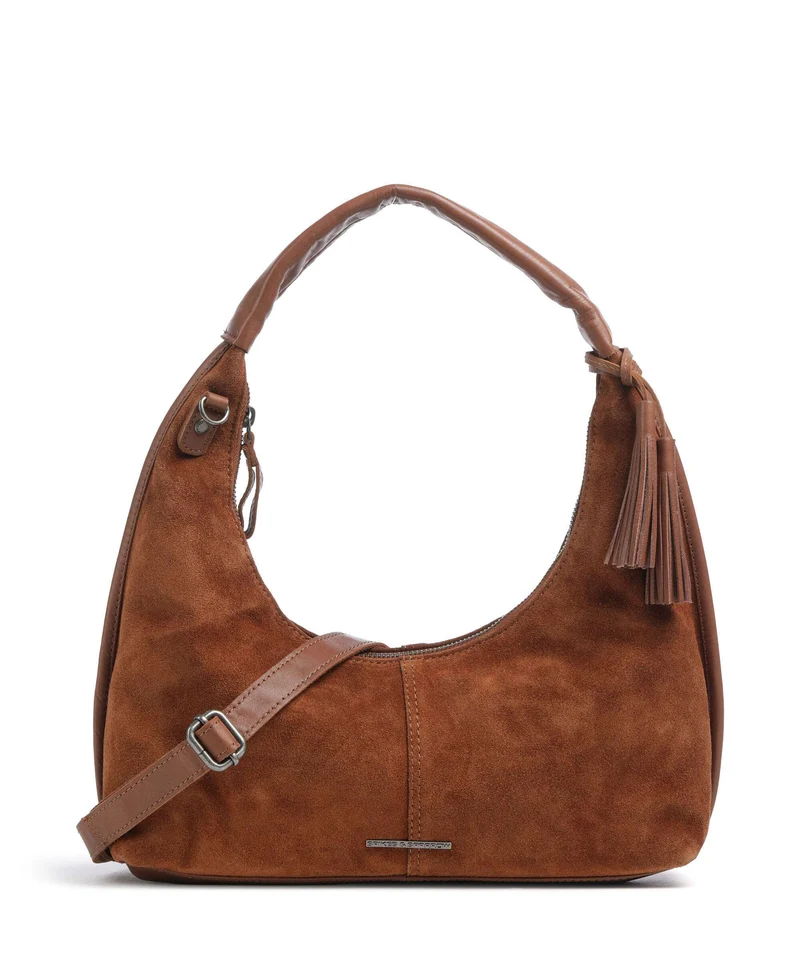 Spikes & Sparrow Suede Mix Gwyn Sac fourre-tout mocca