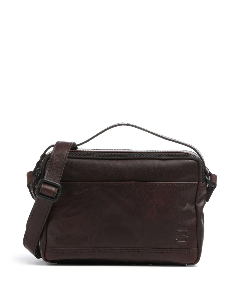 Spikes & Sparrow Bronco Randell Sac bandoulière dark brown