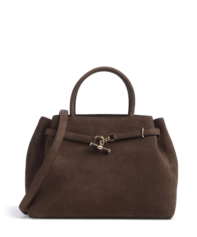 Lauren Ralph Lauren Blaike Large Sac à main chestnut brown