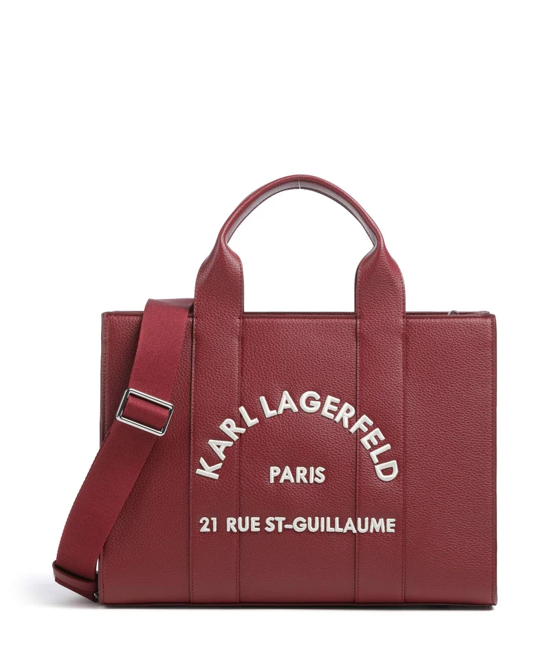 Karl Lagerfeld K/Rue St Guillaume Medium Sac à main dark cherry