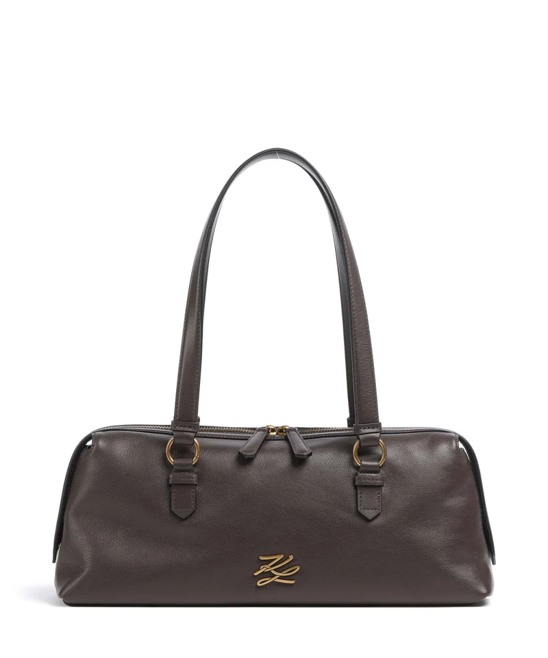 Karl Lagerfeld K/Autograph Medium Sac porté épaule tobacco