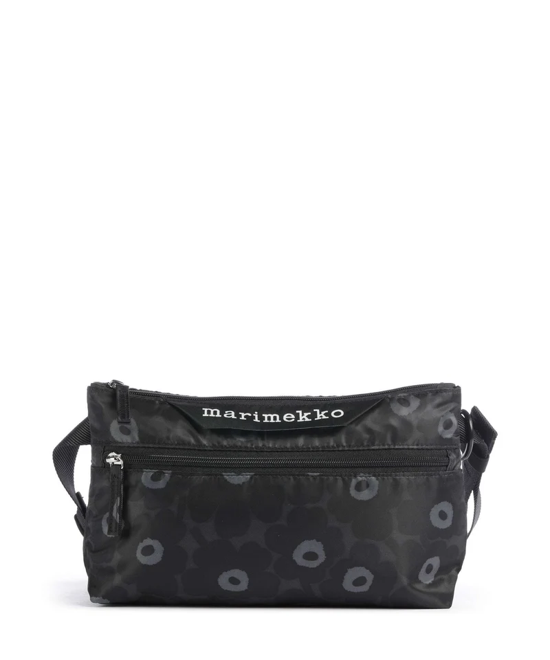 Marimekko Neat Unikko S Sac porté épaule black/dark grey