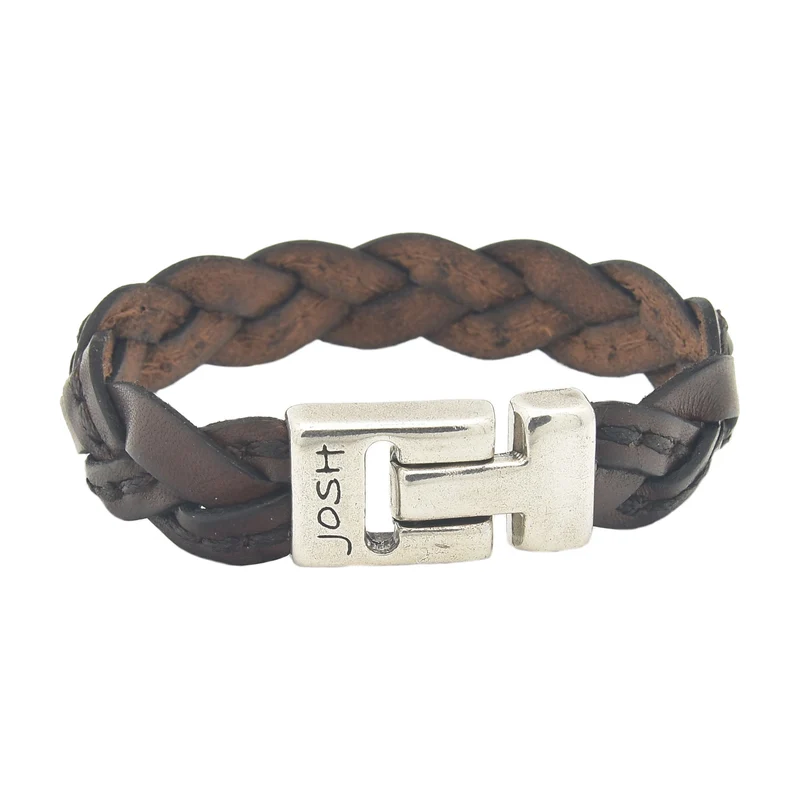Josh Hommes Bracelet Marron 24303-bra-S/BROWN/L