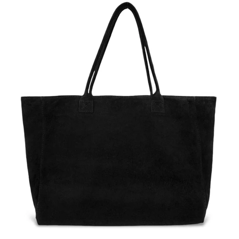 Sac cabas en daim SASHA Noir