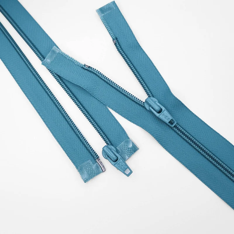 Fermeture éclair YKK | Ouverture facile | Spirale en nylon | N° 5 | Bleue | 46 cm (18 po) | ZIP1075