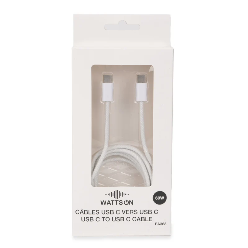 Braided TYPE-C to TYPE-C cable