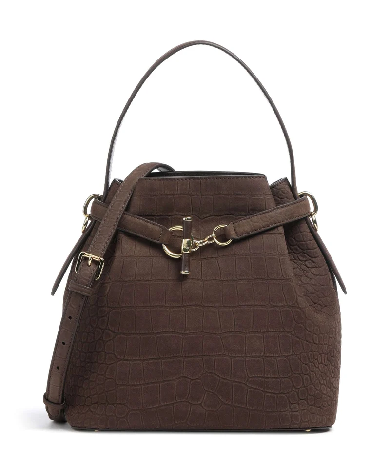 Lauren Ralph Lauren Blaike Medium Sac seau chestnut brown