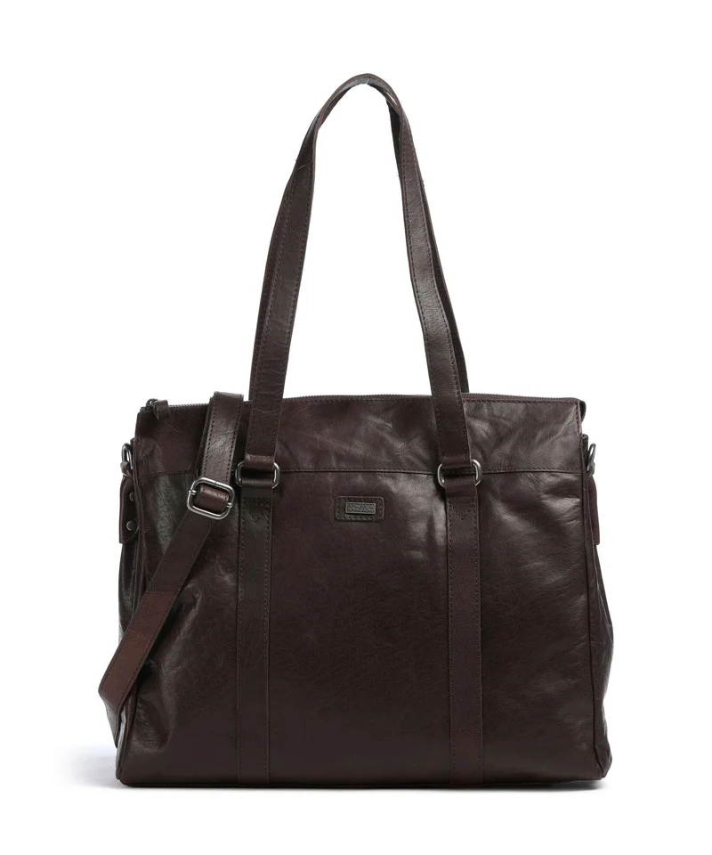 Spikes & Sparrow Bronco California Cabas dark brown