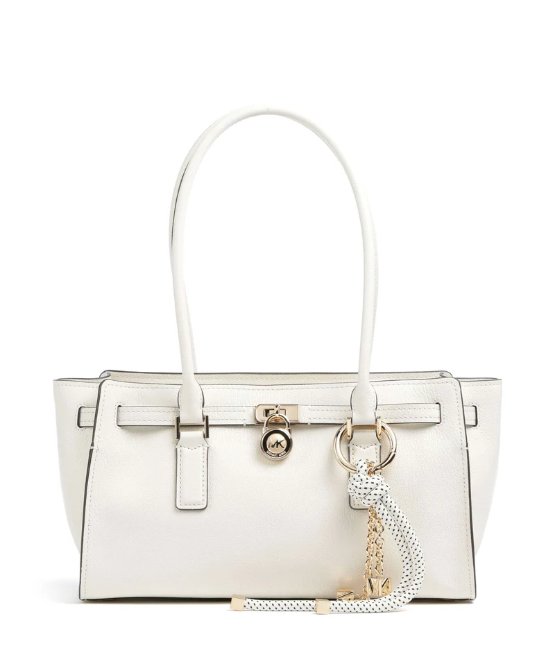 Michael Kors Hamilton Moderne Small Sac porté épaule eggshell
