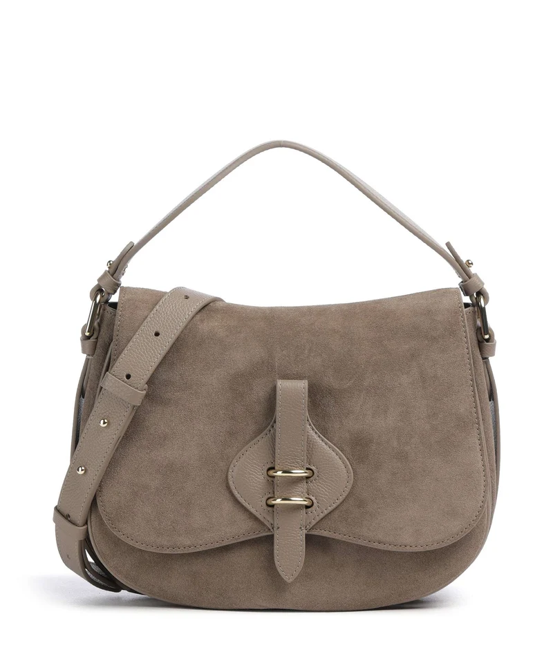 Coccinelle Mavery Suede Sac à main warm taupe