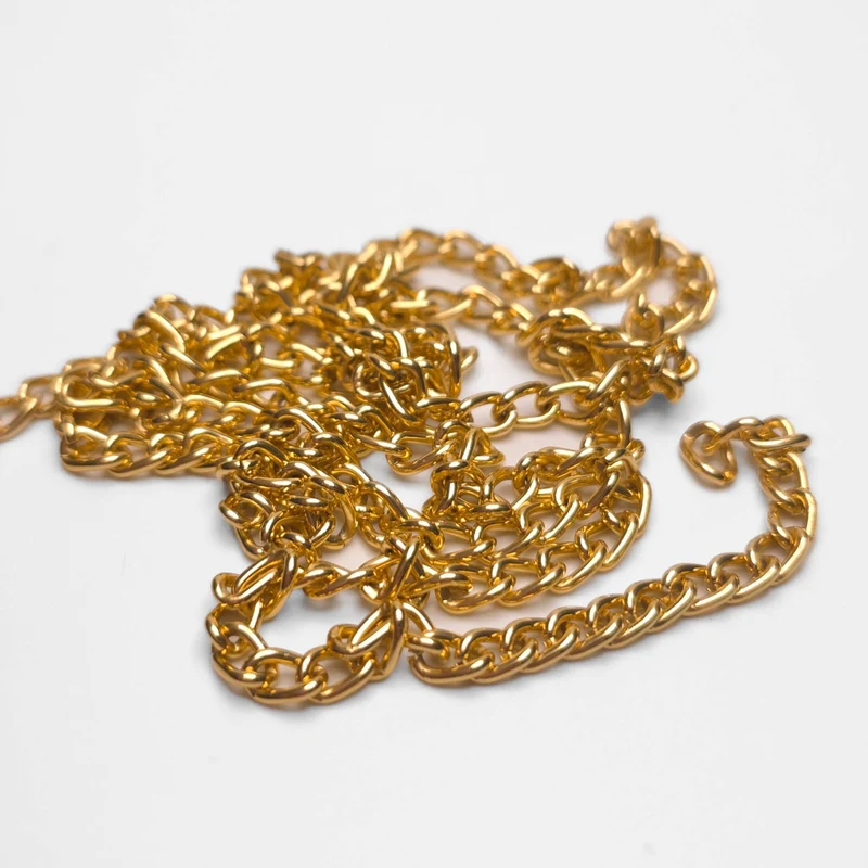 Chaîne métallique | Or riche | 4 mm