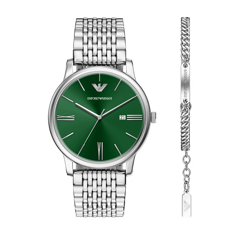 Emporio Armani Ensemble Homme Argenté AR80087SET