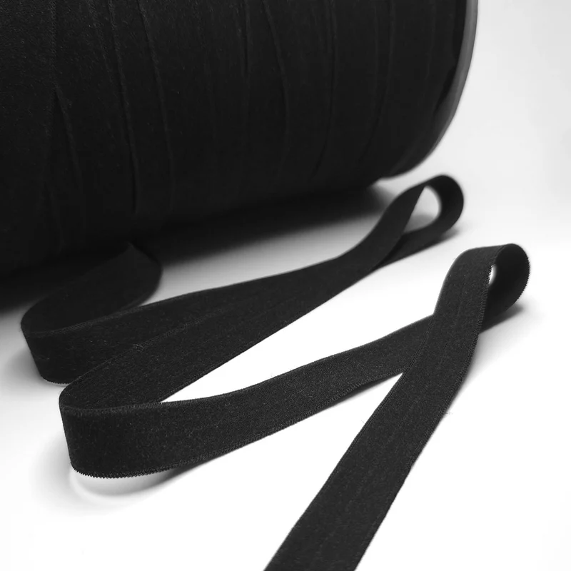 Élastique repliable | 13 mm - 1/2" | Noir mat