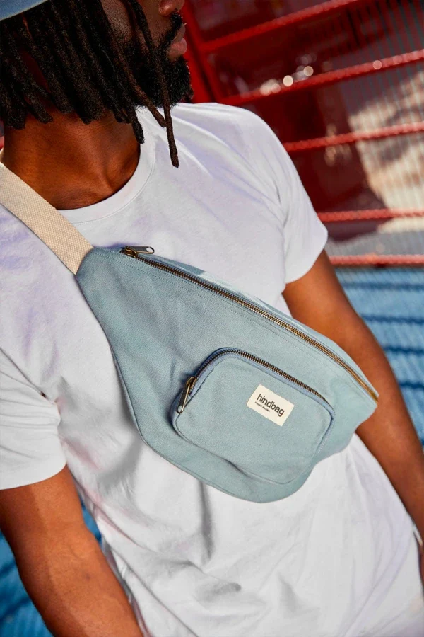 Sac banane XL Sauge en coton bio - Sofia