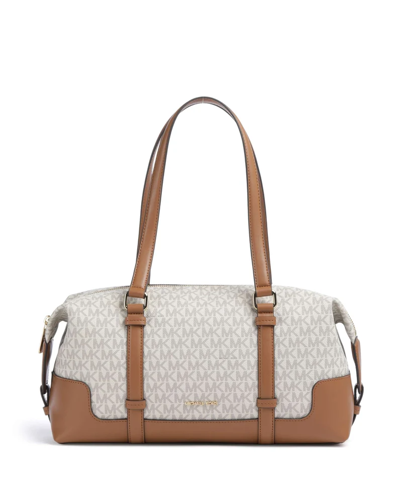 Michael Kors Teddi Large Sac porté épaule vanilla/acorn