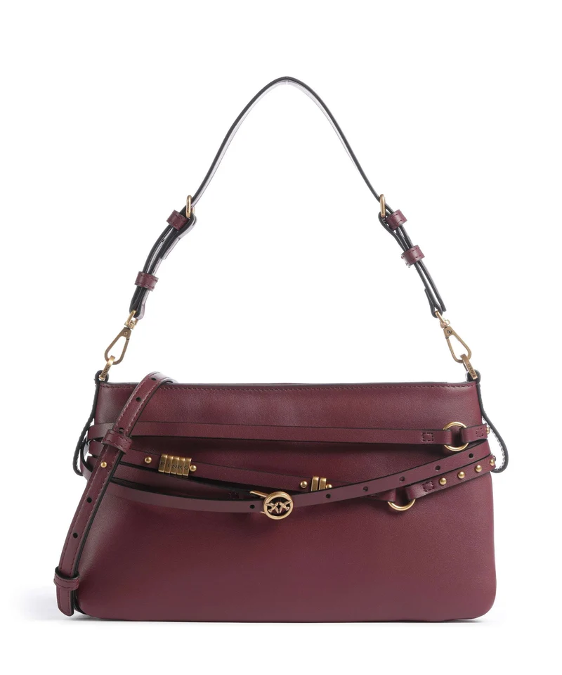Pinko Belt Mini Sac porté épaule ribes intenso/antique gold
