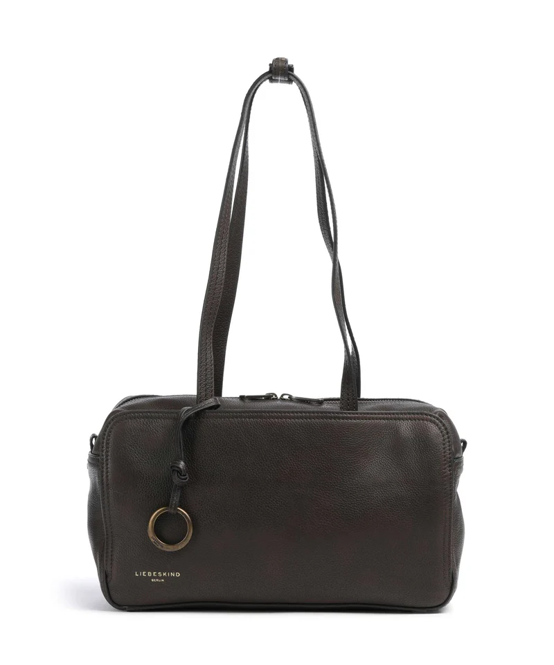 Liebeskind Clarice II Vintage Pebble M Sac porté épaule deep soil