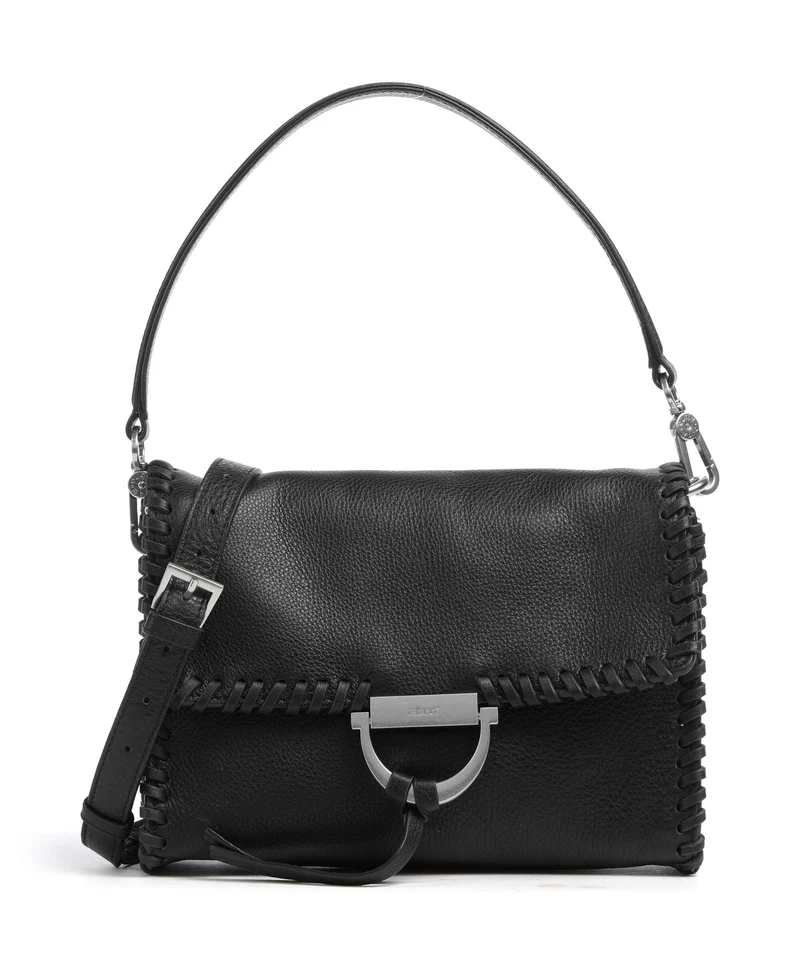 Abro Dalia Temi Stitch Sac porté épaule black/nickel