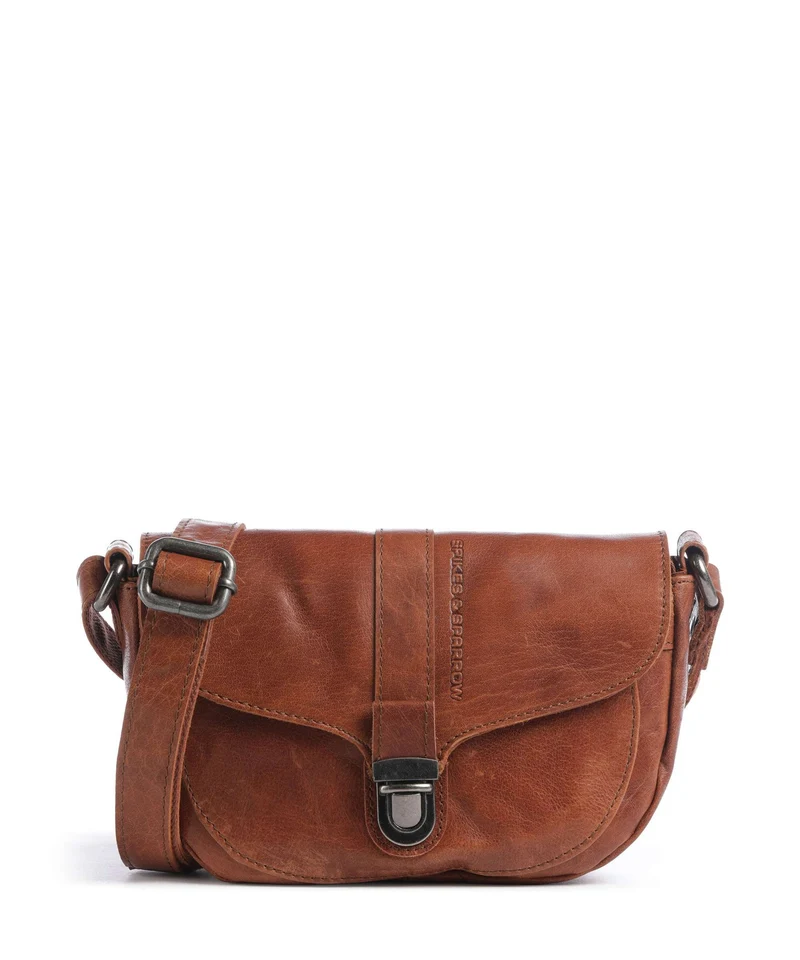 Spikes & Sparrow Bronco Iris Sac bandoulière brandy