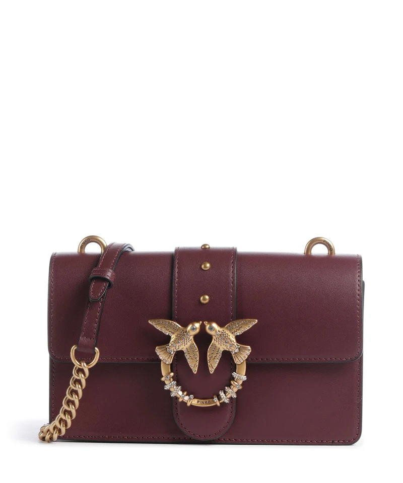 Pinko Love One Mini New Buckle Sac bandoulière ribes intenso/antique gold