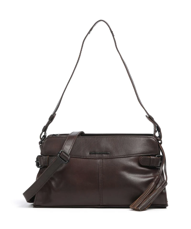 Spikes & Sparrow Hudson Madelon Sac porté épaule dark brown