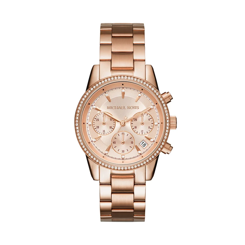Michael Kors Bryant Femmes Montre Or rose MK6357