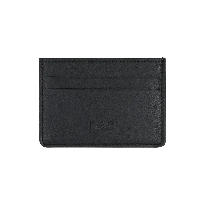 Porte-cartes végane noir - Breda