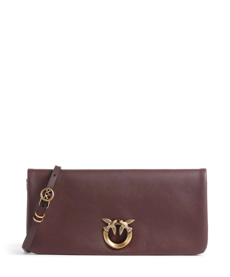 Pinko Click Soft Classic Sac bandoulière castano intenso/antique gold