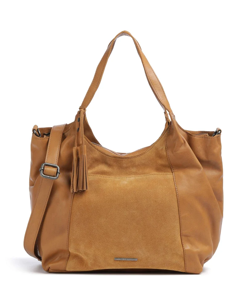 Spikes & Sparrow Suede Mix Ryana Cabas tan