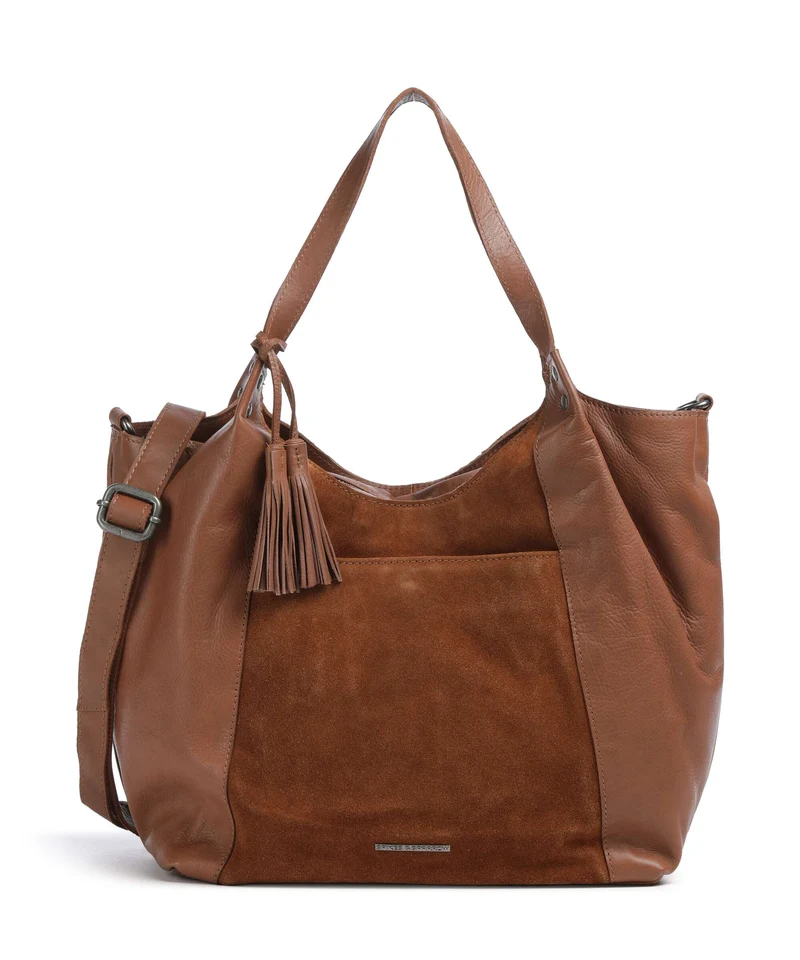 Spikes & Sparrow Suede Mix Ryana Cabas mocca