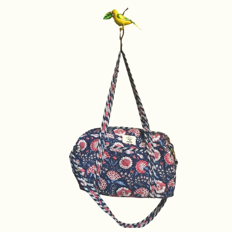 Sac à langer - "Indian Hortensia"