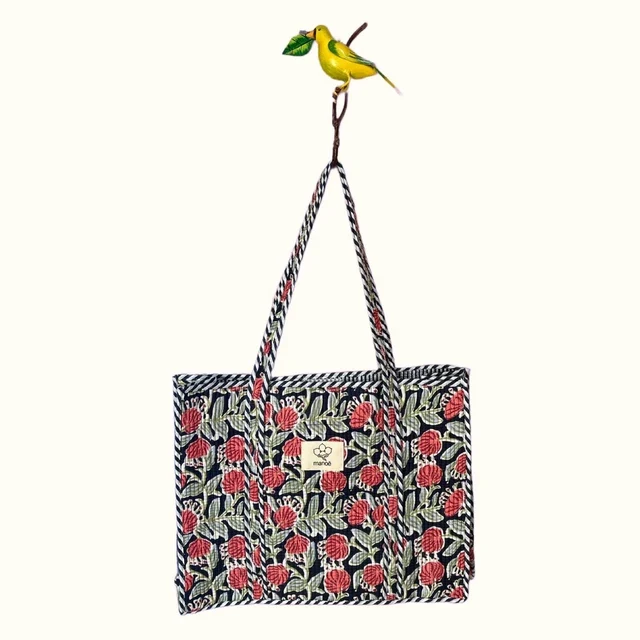 Grand tote bag - "Secret garden"