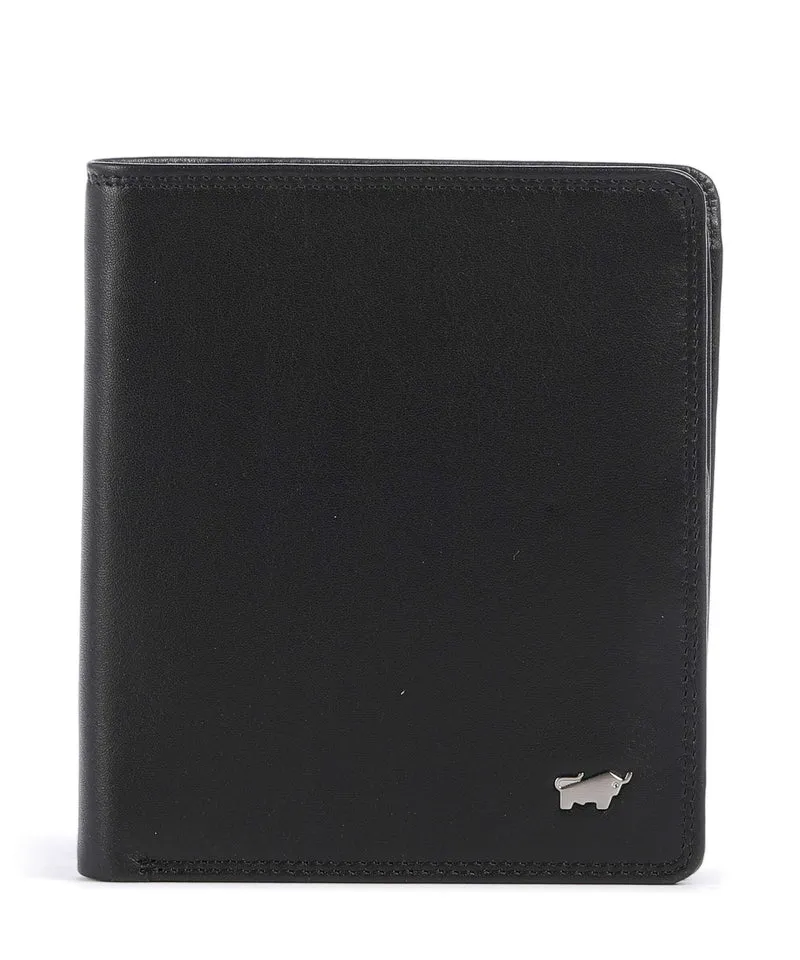 Braun Büffel Golf Portefeuille schwarz