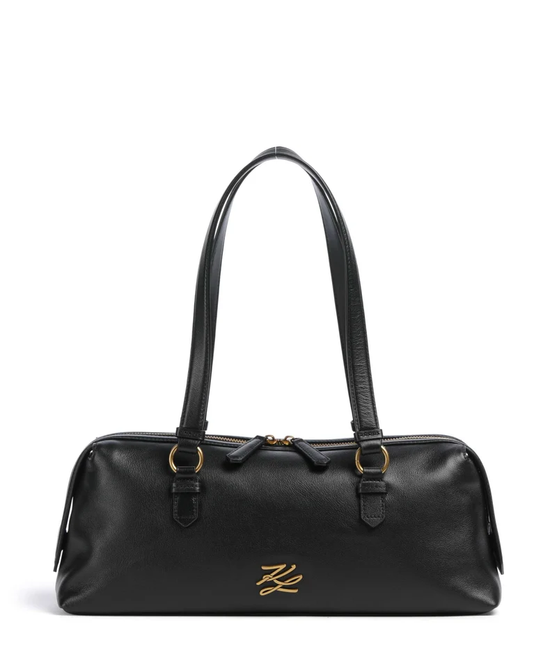 Karl Lagerfeld K/Autograph Medium Sac porté épaule black/gold