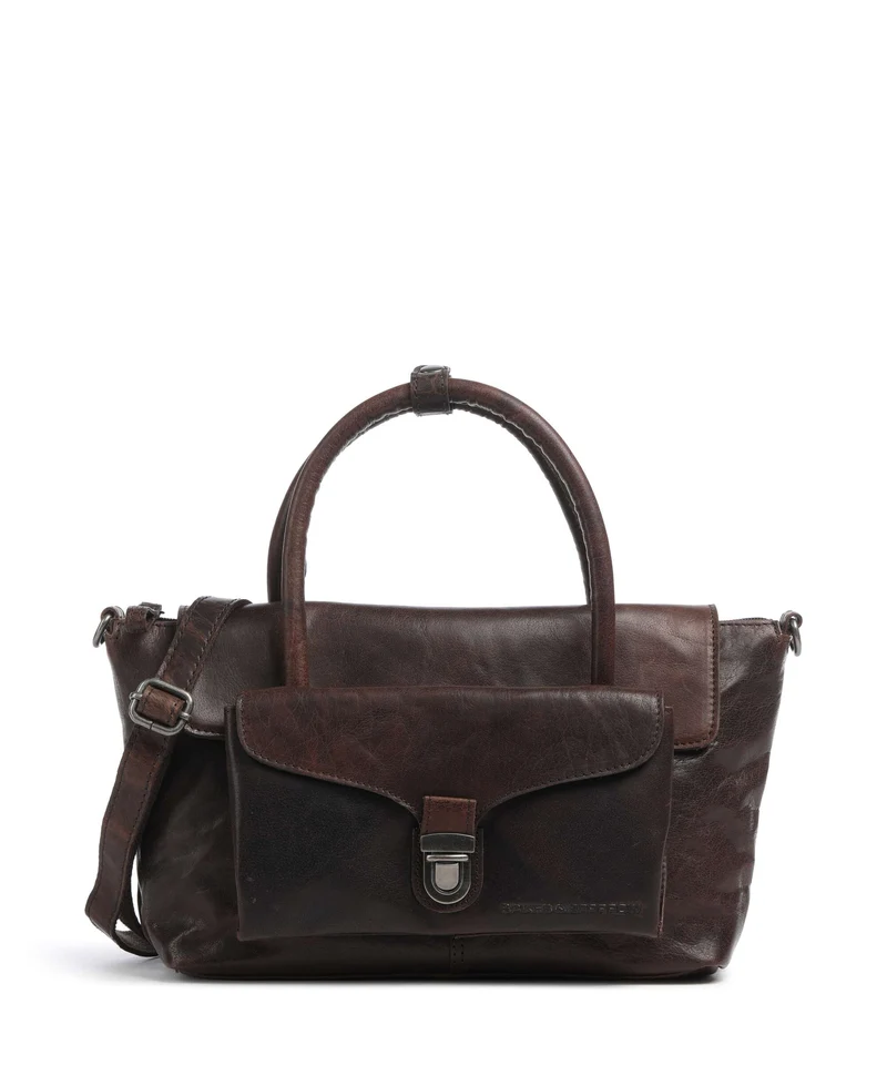 Spikes & Sparrow Bronco Hailey Sac à main dark brown