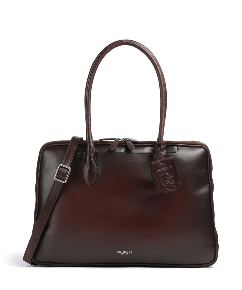 Burkely Ledger Cabas burgundy