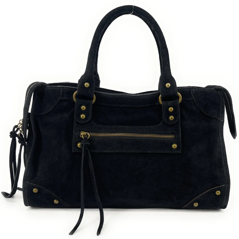 Sac en daim EDISON Noir
