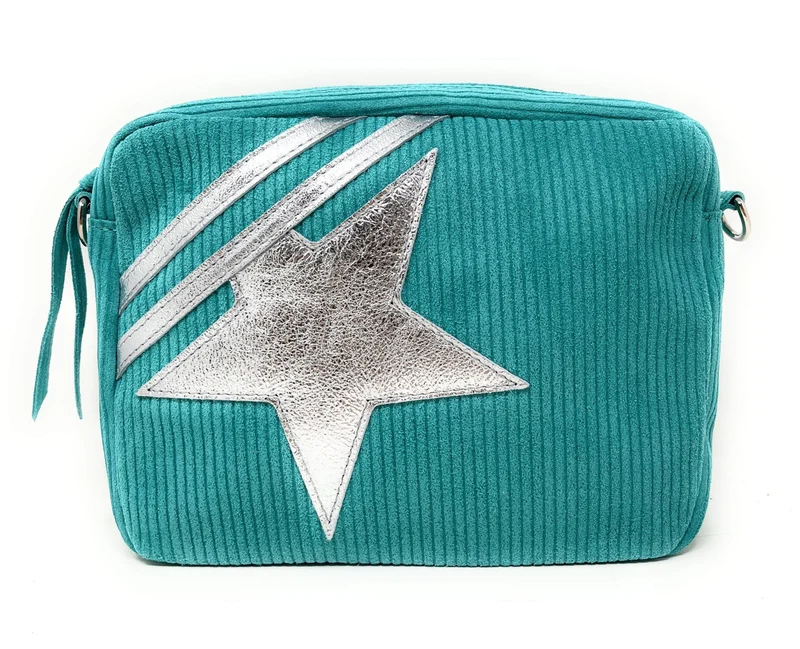 Sac à bandoulière en daim SILVER STAR Lagon