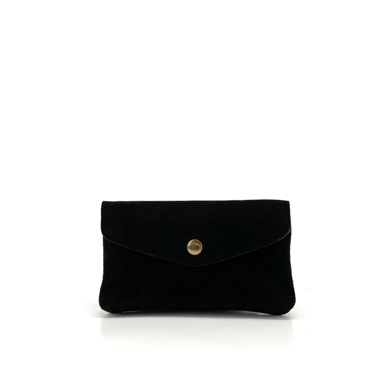Pochette porte-monnaie en daim COMPO SUEDE Noir